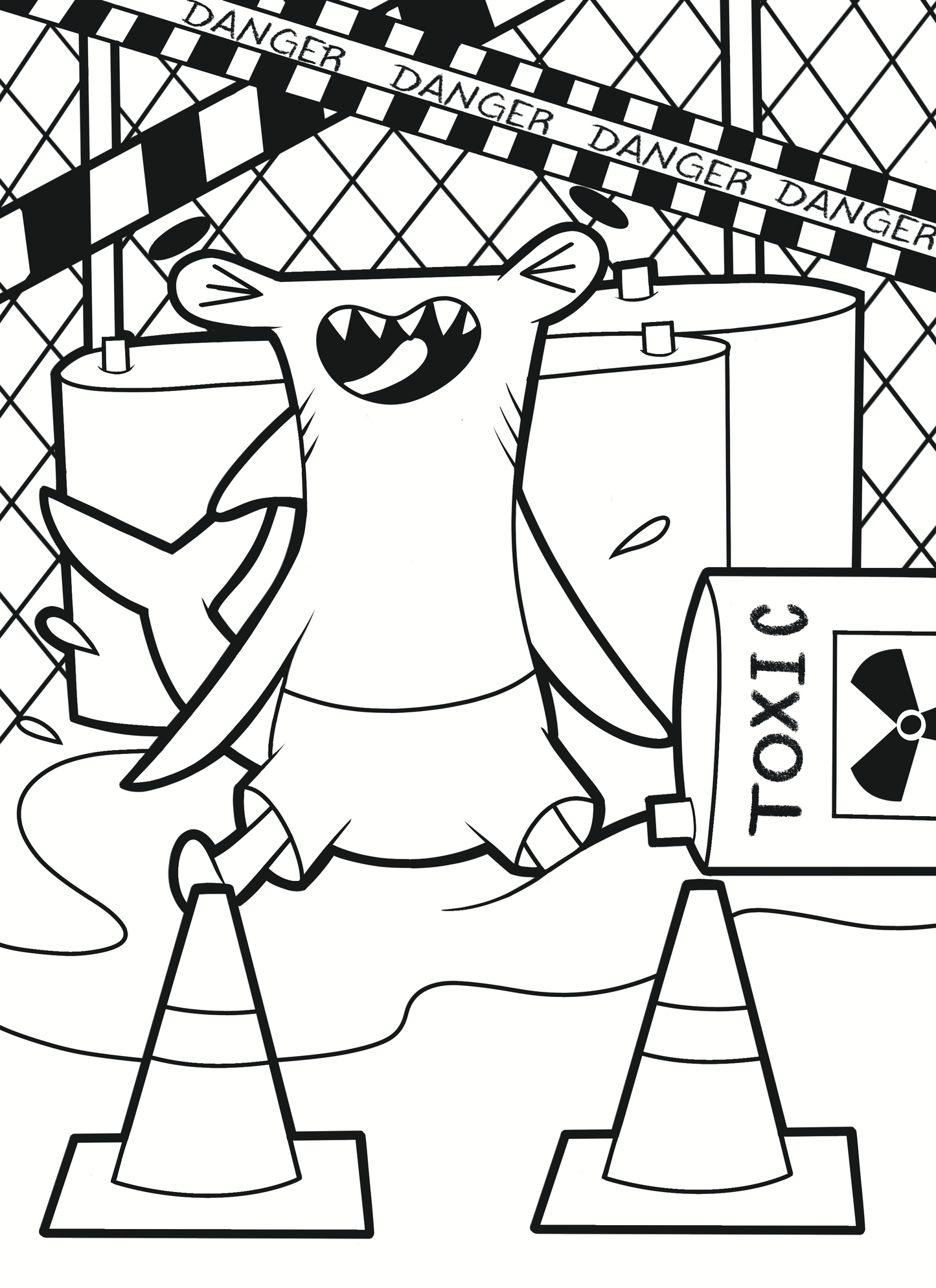 Nathan the Mad Scientist Coloring Book (Pre-Order)